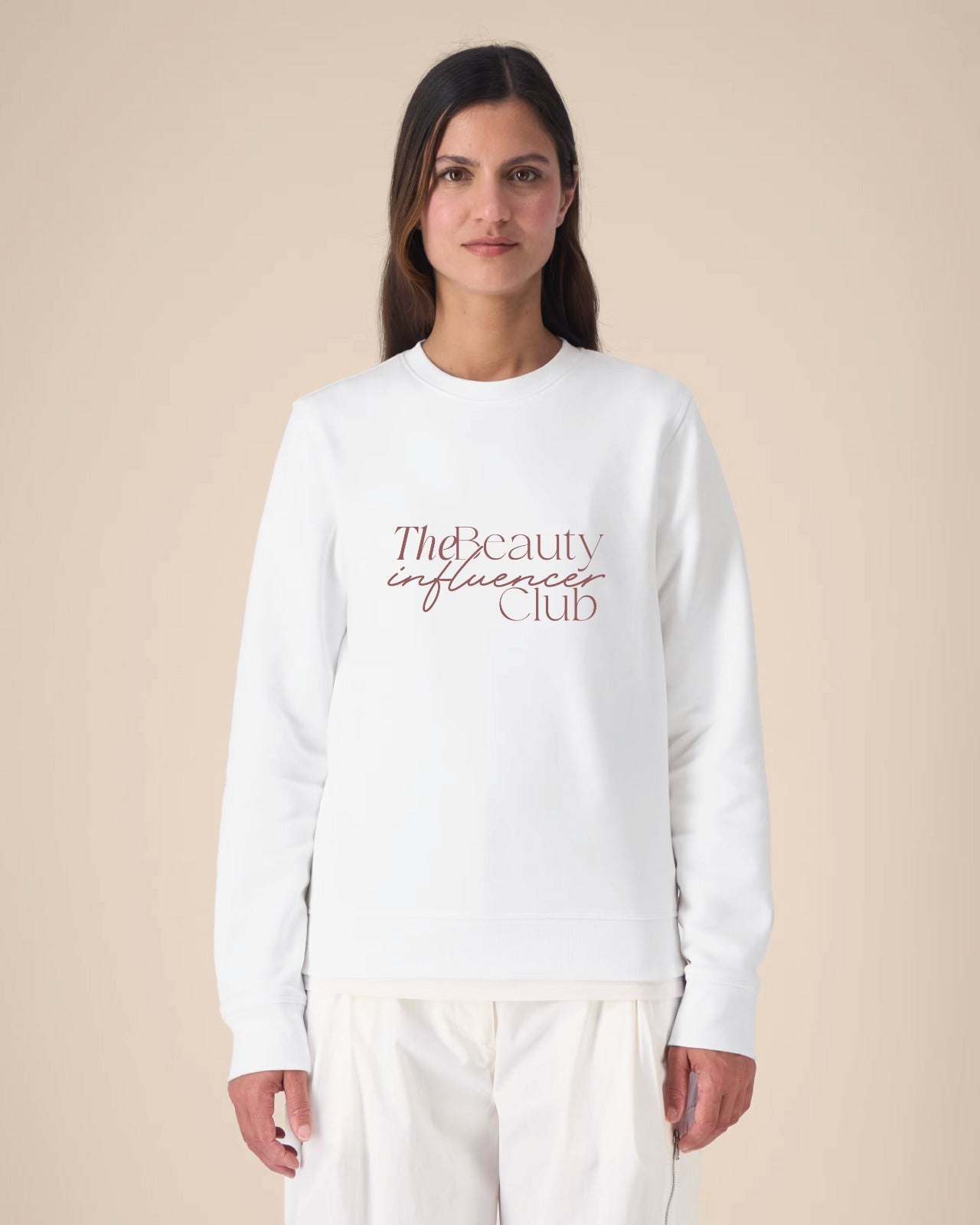 Sudadera THE BEAUTY INFLUENCER CLUB - Blanco