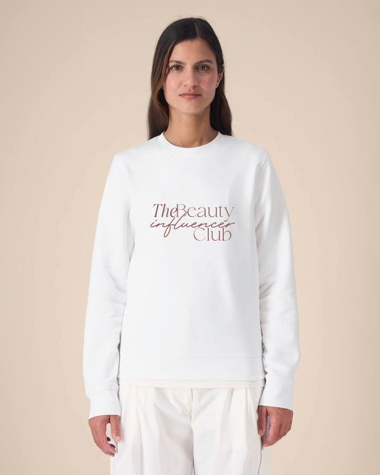 Sudadera THE BEAUTY INFLUENCER CLUB - Blanco